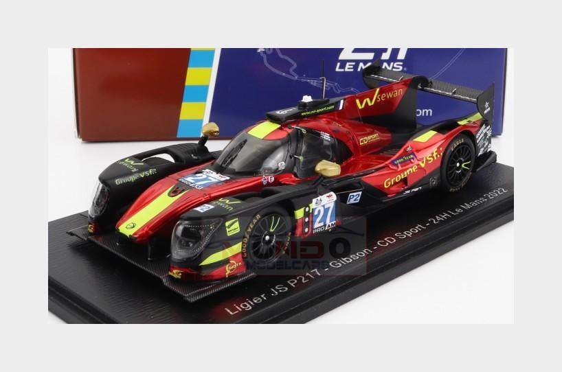 1:43 SPARK Ligier Js P217 Gibson 07 Gk428 #27 Le Mans 2022 1:43 SPARK Ligier Js P217 Gibson 07 Gk428 #27 Le Mans 2022