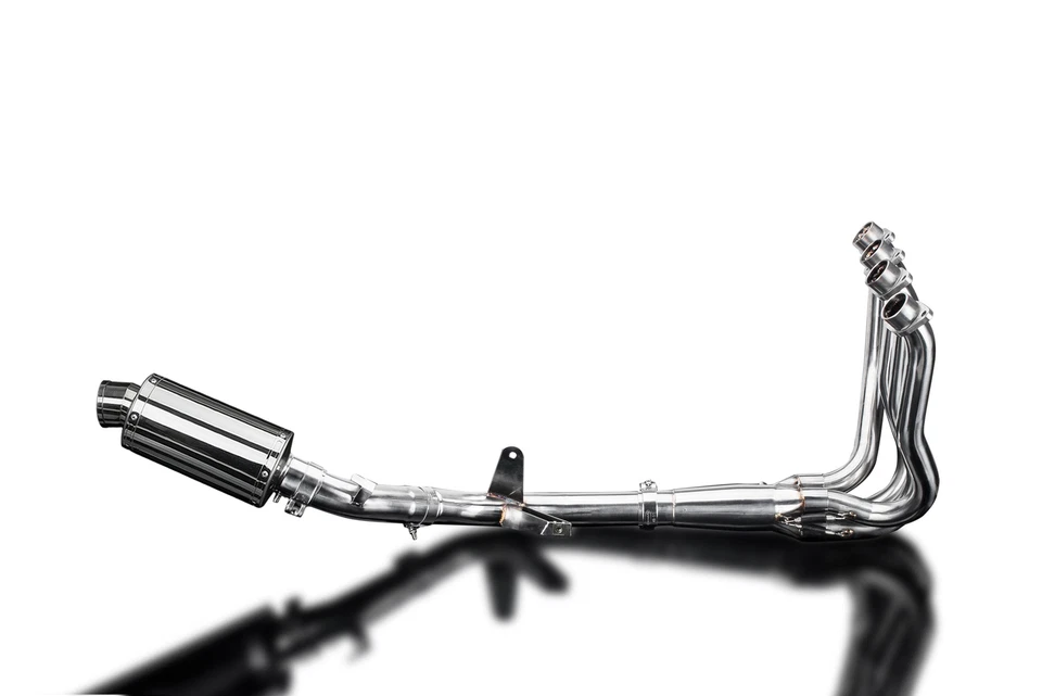 Suzuki GSX-S1000 2016-2024 Complete Exhaust 4-1 9" Oval Stainless Muffler - Image 4 of 4