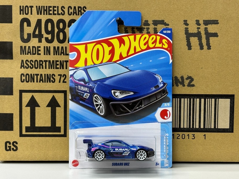 Hot Wheels 2025 Case B Mainline - SUBARU BRZ - Int. Card