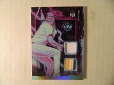 2020 Diamond King Materials Purple Dual Jersey Card of A.J. Puk - Athletics