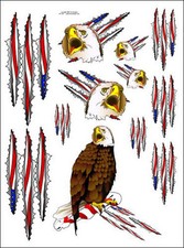 Sic Designs Eagle Sticker Sheet SIC025
