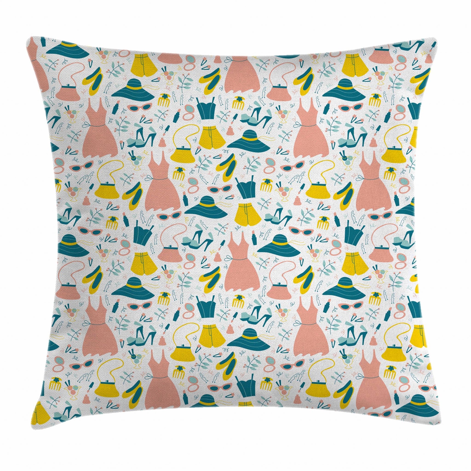 Heels and Dresses Throw Pillow Cases Cushion Covers Home Decor 8 Sizes Ambesonne-image