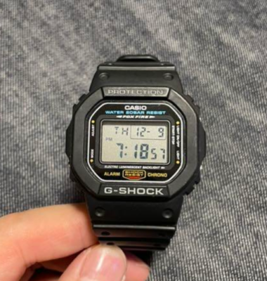 CASIO G-SHOCK DW-5600E Digital Tough Solar Wristwatch Black CASIO G-SHOCK DW-5600E Digital Tough Solar Wristwatch Black
