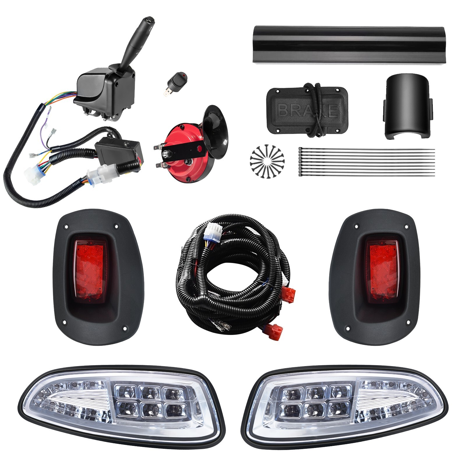EZGO RXV Golf Cart Light Kit 12V Street Legal Part+Horn Turn Signal Fit 08-15Y