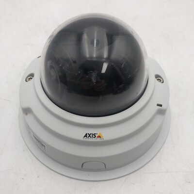 USED Axis Model P3344 12MM Dome Security Camera POWER TESTED AS IS READ D