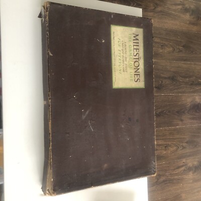 1938 John Waddington Milestones: Das Spiel des Lebens komplett Brettspiel