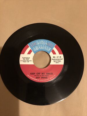 GUY DRAKE WELFARE CADILAC/KEEP OFF MY GRASS ROYAL AMERICAN VINYL 45 VG
