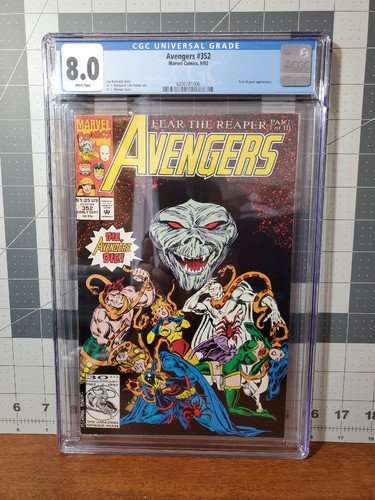 Avengers #352 CGC 8.0 (Early September 1992, Marvel) Fear The Reaper