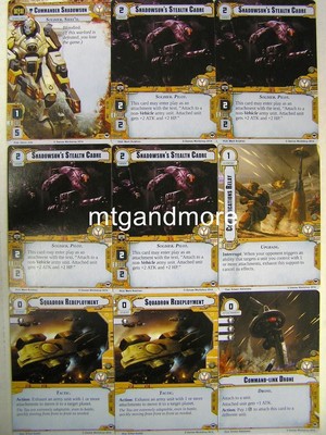 Warhammer 40000 Conquest LCG - Commander Shadowsun + Squad - Base Set