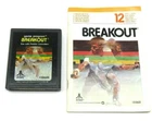 Breakout (Atari 2600, 1978) By Atari (Cartridge & Multilingual Manual) NTSC #1