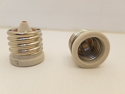 MOGUL TO MEDIUM BASE STANDARD LIGHT BULB SOCKET ADAPTER ...