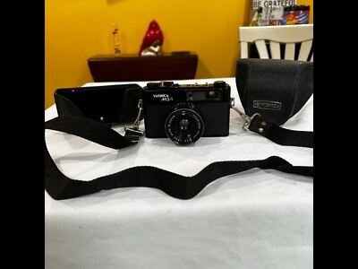 yashica mg-1 camera yashinon 45mm 1:2.8 lens and case included