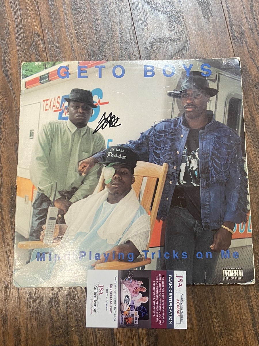 Scarface Signed Geto Boys Vinyl Mind Playing Tricks on Me