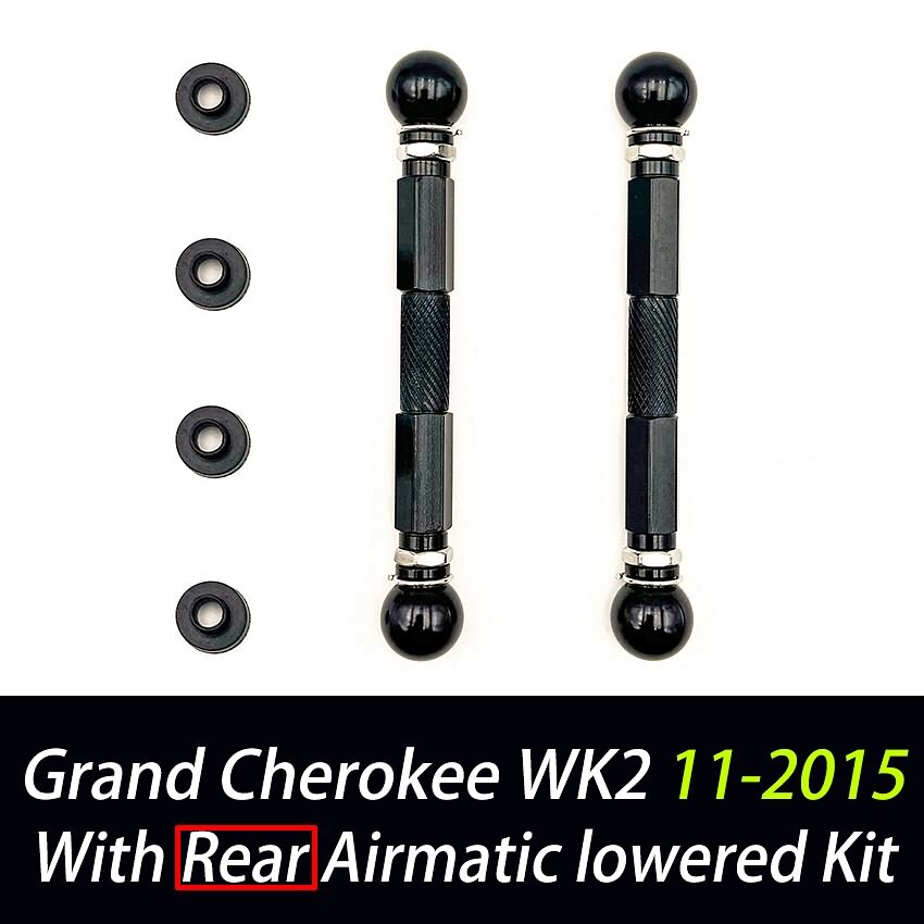 For 11-2015 Jeep Grand Cherokee WK2 Air Suspension Rear Lowering Kit level Links