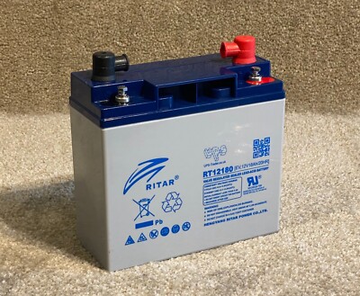 Ritar RT12180EV 12V 18Ah - F13 - EV Serie Akku - BRANDNEU - 12M RTB Wty.