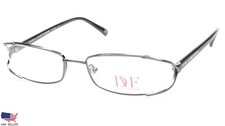 NEW Diane von Furstenberg DVF 8002 010 GUNMETAL EYEGLASSES FRAME 50-18-130 B28mm