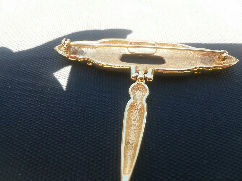 Premier Designs De colección. Broche colgante TONO esmalte negro Foto 3 de 4