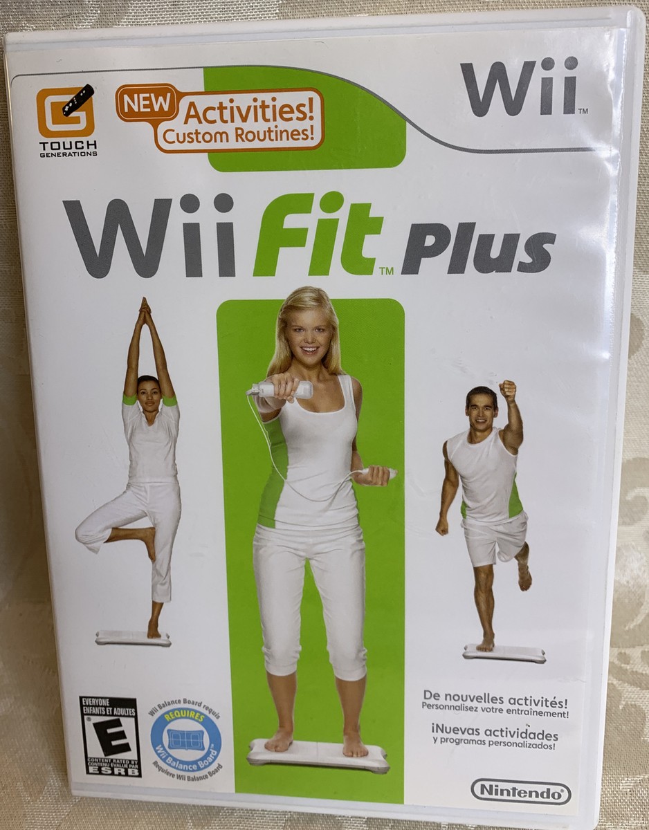 Wii Fit Plus (Nintendo Wii, 2009) GAME ONLY Complete with