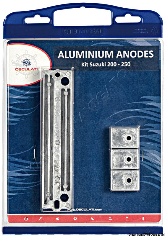 5521アブソ Osculati Anode Kit Suzuki 200/250 HP Zinc for sale online | eBay