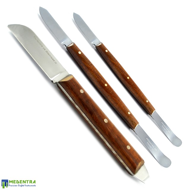 Laboratory waxing Instruments Wax Knife Mixing Spatulas Plaster Fahen