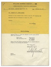 Peter Lawford Documents From ''Ocean's Eleven 11''