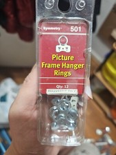 12 Pcs 1" inch Picture Frame Hanger Rings