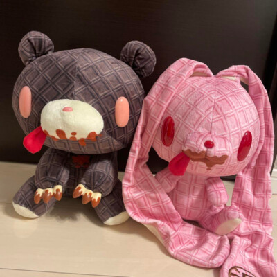 Gloomy Bear & All Purpose Bunny Plush Set chocolate dependence