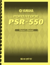 Yamaha PSR-550 PSR 550 Keyboard OWNER'S MANUAL
