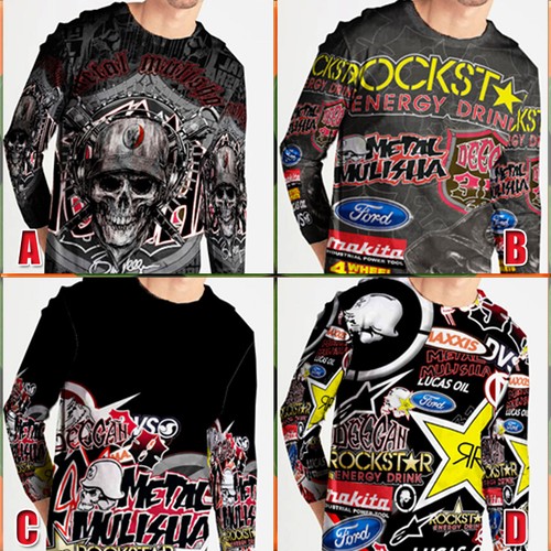 Camiseta Brian Mulisha Pegatina Bomba Nueva Camiseta Para eBay