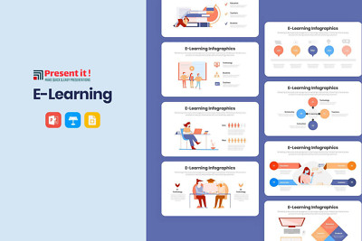 E-Learning Infographics Template