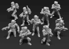 Star Wars Legion Republic Clone Commandos Expansion (Proxy Models) 3d Printed