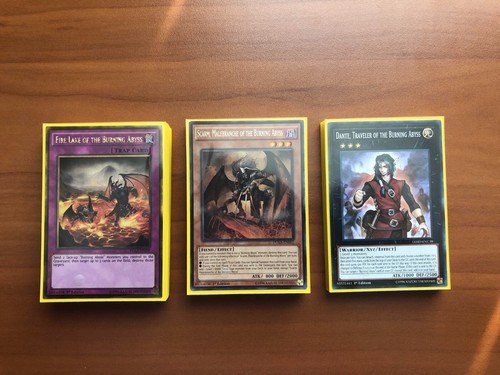 Scarma Yugioh Burning Abyss 40 carte Dante Beatrice Graff Cir Farfa + Bonus - Foto 4 di 4