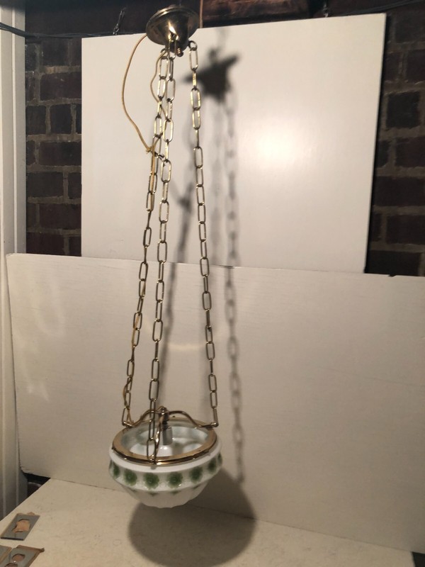 antique hanging ceiling light fixture vintage