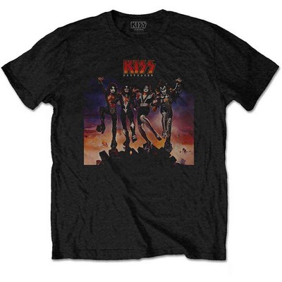 KISS Destroyer T-Shirt Black New