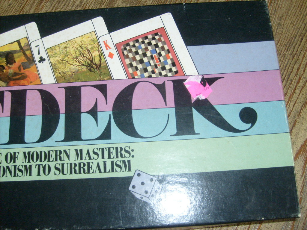 Artdeck Card Game 1984 by Aristoplay Impressionism to Surrealism