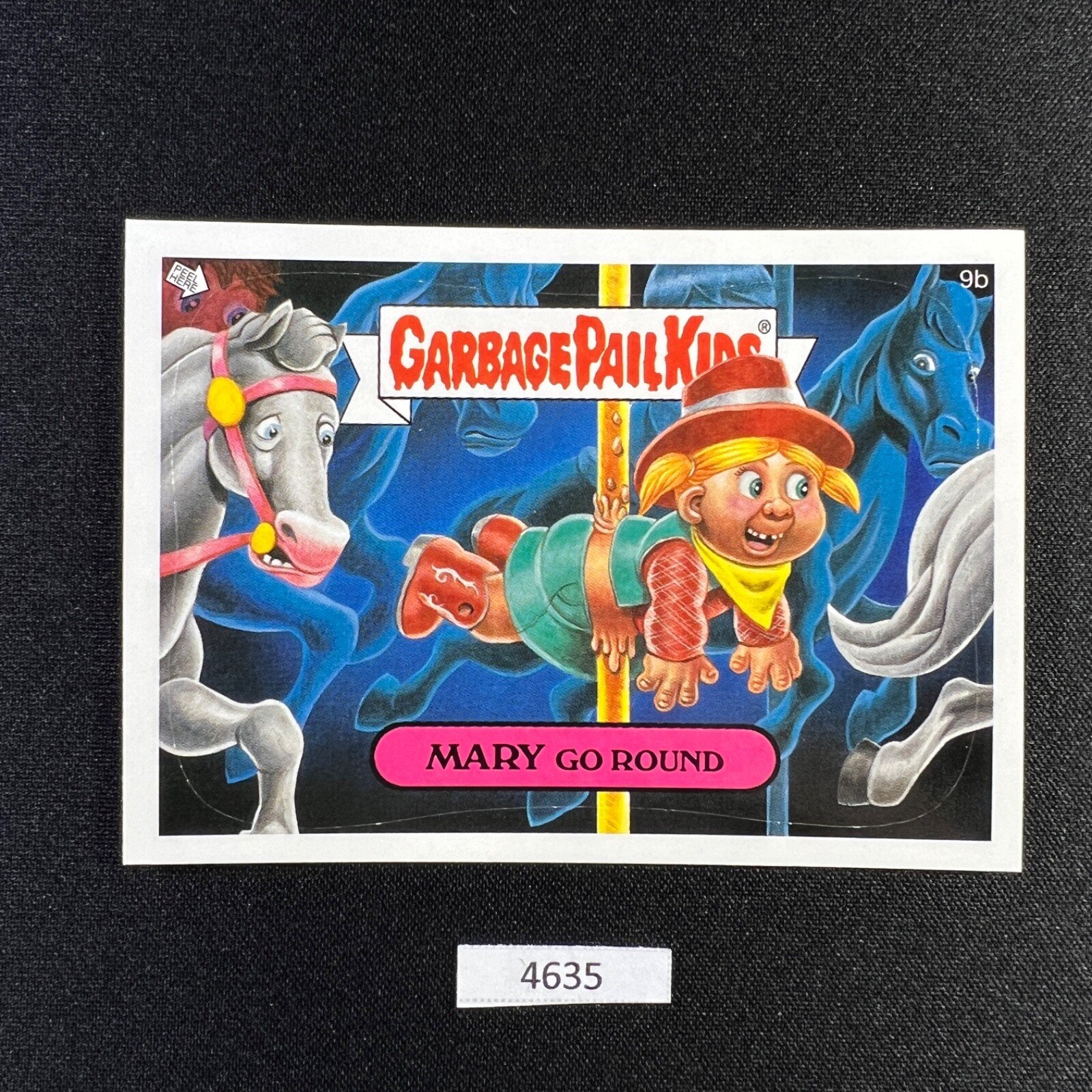 2007 Topps Garbage Pail Kids #9b Mary Go Round front