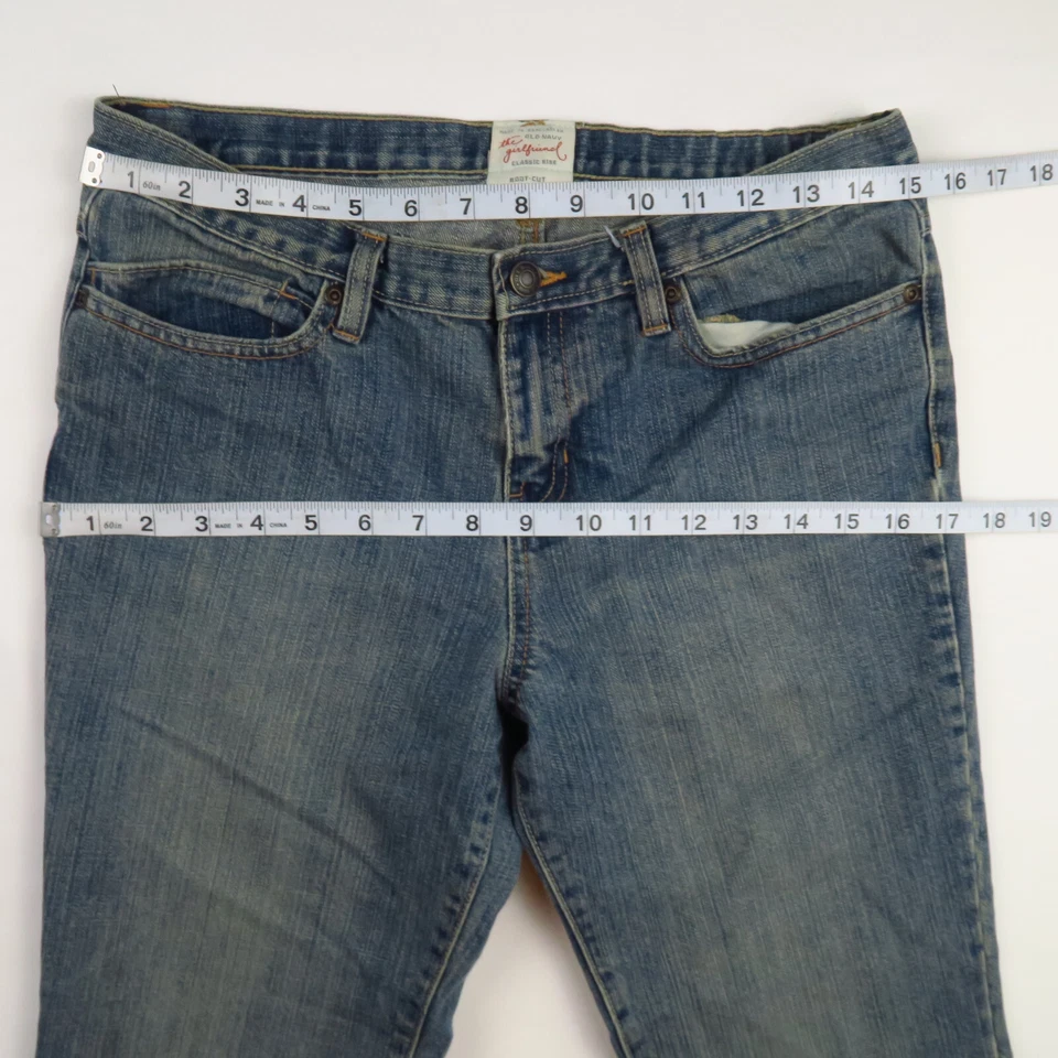 Old Navy Girls The Girlfriend Classic Rise Boot Cut Jeans Sz 14 Plus 30x29 - Image 4 of 4