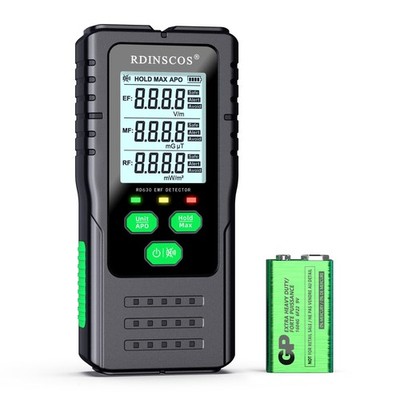 EMF Detector, Detect All 3 Types of Electromagnetic Radiation Field in 1 Grey 