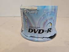 Playo DVD-R Recordable DVD Professional Grade 60 Count 4.7 GB 120 Min New Sealed