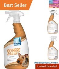 PetCare Go Here Attractant Dog and Puppy Potty Training Spray, Safe Effecti...