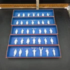 5 box Lot Marx Presidents of the United States - 34 Unpainted Figures Washington