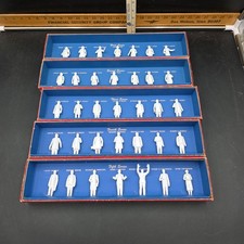 5 box Lot Marx Presidents of the United States - 34 Unpainted Figures Washington