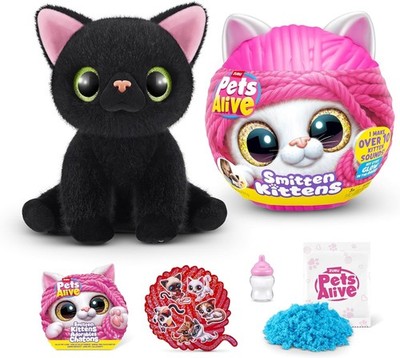 Smitten Kittens Interactive Plush Toy - 10 Sounds & 5 Surprises Inside
