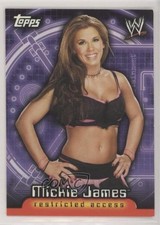 2006 Topps WWE Insider Restricted Access Mickie James #27 0nr3