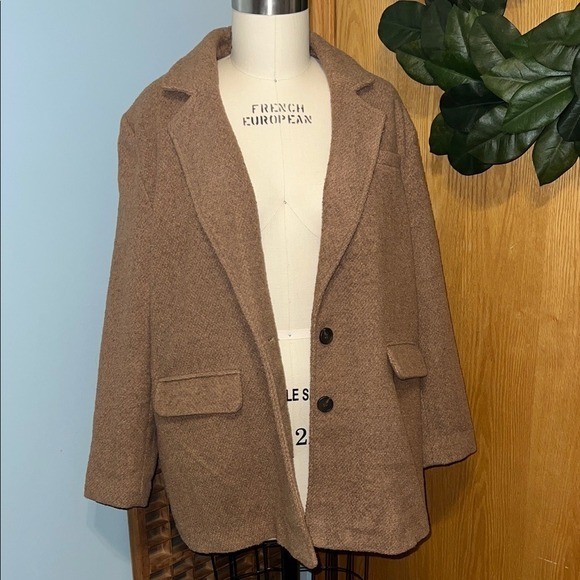 Universal Thread Brown heavy blazer jacket  with … - image 6