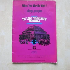 DEEP PURPLE Royal Albert Hall September 1969 original programme