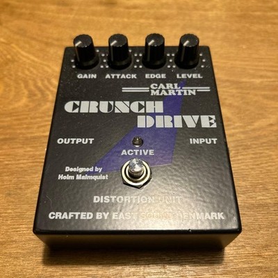 Carl Martin Crunch Drive Effektpedal für Gitarre gebraucht getestet Adapter e...