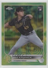 2022 Topps Chrome Sonic Green & Yellow Pulse Refractor 31/99 Max Kranick 0q5
