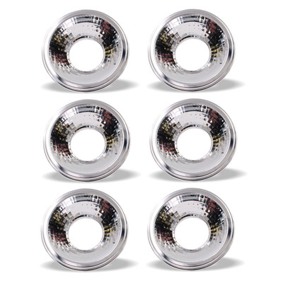 6x ES111 GU10 - LED Reduktion Reflektor Adapter MR16/GU10