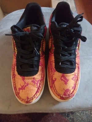 Nike Air Force 1 Chinese New Year Sneakers with Black Laces
